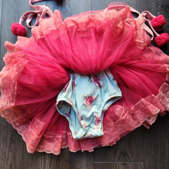 Dollcake Waiting on Wildflowers Girls Tutu Dress, size 7 - Picture 6 of 7